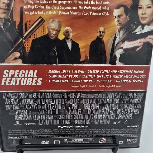 Lucky Number Slevin Movie (DVD, 2006) - Picture 4 of 6